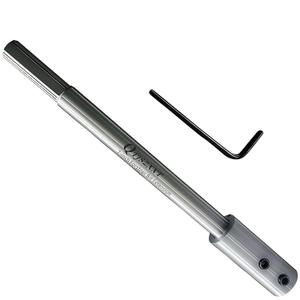 10" Forstner Drill Bit Extension Kit, 3/8" Round Shank Extension Rod, Adds 8.74" Drilling Depth for Woodworking Furniture & Wood Drilling