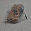 Nature Smile Solid Lotus Wood Deluxe Wooden Pants Hangers Bottom Hanger Jeans Hanger Skirt Hanger with 2-Adjustable Clips Anti-Rust Hook Pack of 7 (Natural)