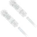 Lola Products Bottle Brush Cleaner, Durable Fiber Bristles Around Twisted Wire with Gripper Handle & Storage Hang Hole, Dishwasher Safe, 2 Pack