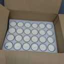33 x YOROXRG 48 Pack White Unscented Clear Glass Filled Votive Candles. Hand Poured Wax Candle Ideal Gifts for Home Dcor Parties Weddings Holidays and Meditation (White)