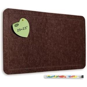 Feltor Cork Board Alternative, 15"x23" Felt Picture Board, Contains 1 Box of 20 Push Pins (Random Color), Better Home Wall Decoration Than Paper Bulletin Board Roll - Cola