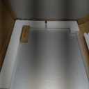 LOAAO 20x30 Inch White Metal Framed Bathroom Mirror for Wall, White Bathroom Vanity Mirror Farmhouse, Large Rounded Rectangle Mirror, Anti-Rust, Hangs Horizontally or Vertically