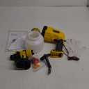 200W Cordless Airless Paint Sprayer for Dewalt 20V MAX Battery, Electric HVLP Spray Paint Gun with 1200ML Container, 4 Copper Nozzles,3 Patterns for Fence, Cabinets, Wall etc. (Battery Not Included)