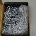 INCLY 1/ 4 Inch Pegboard Hooks, 100PCS Heavy Duty Metal Pegboard J Hooks Accessories with Peg Locks & Rubber Tipped, Peg Board Tool Hangers Fit 1/ 4" Pegboard for Wall Hanging Tools or Display Jewelry