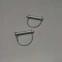 Chamixx 2PCS 3/8'' Plow Push Tube Pins 105188 Compatible with ATV Pro-Series Blades and Moose ATV Push Tubes Replace for KFI Products