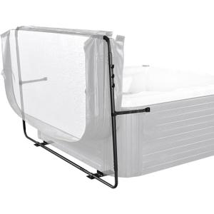 VEVOR Hot Tub Cover Lift, Height 31.5"-41.3" Width 53"-92.5" Adjustable, Installed at The Bottom on One Side, Suitable for Various Sizes of Rectangular Bathtubs, Hot Tubs, Spa, Black