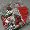 Horaldaily Christmas Tablecloth 6084 Inch, Poinsettia Golden Ribbon Washable Table Cover for Party Picnic Dinner Decor (Red)