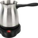 Gugxiom 600ml Electric Turkish Coffee Pot, Stainless Steel Turkish Coffee Maker, Heating Tea Maker Kettle For Home Travel