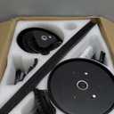 Ceiling Fans with Lights, 52 Inch Low Profile Ceiling Fan with Light and Remote Control, Flush Mount, DC Reversible Motor, Dimmable LED Black Ceiling Fans for Bedroom,Indoor/Outdoor Patio Use