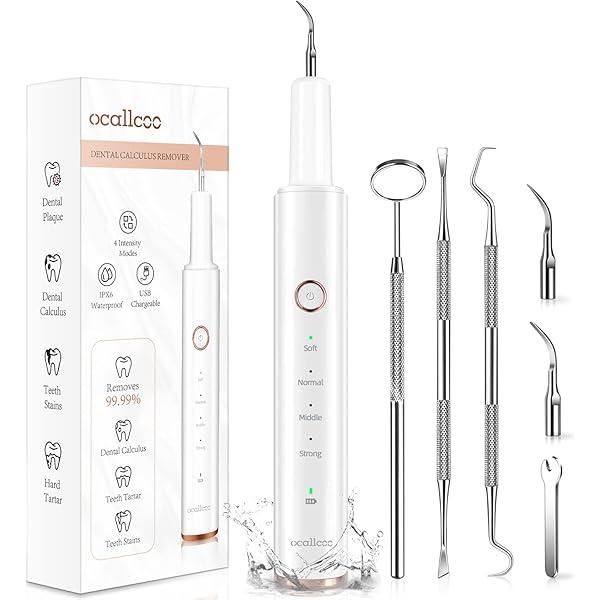 Dental Calculus Remover, 4 Intensity Modes, USB Chargeable, Removes Teeth Stains, Tartar, Advanced Tech