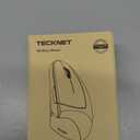 TECKNET Ergonomic Mouse, Rechargeable 2.4G+Bluetooth Vertical Mice 6 DPI Adjustable, Wireless Optical Carpal Tunnel Mouse Right Hand, Multi Device for Laptop, PC, Computer, MacBook, iPad - Pink