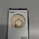 Allengel Magnetic Phone Grip for MagSafe, Magnetic Ring Holder Compatible with MagSafe Phone Ring, 360Rotating Finger Kickstand for iPhone 16 Pro Max 15 14 13 12 Plus & Android Phone (Gold and white ceramic)