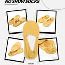 Women's No Show Socks 6/8 Pairs, Low Cut Liner Thin Ice Silk Non Slip Hidden Invisible Socks Cool And Breathable (6 Dark pink)