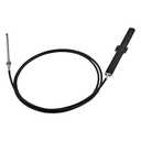 Looklardy SSC13411 11Ft Rack Steering Cable Compatible with SB39526P,SB39544P Bezel Kits for Back Mount Steering System& SH5210P,SH5230P Helm Units Fits for SS14111 SS15111