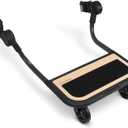 UPPAbaby Piggy Back Ride-Along Board for Cruz V2 and V3 / Quick Attachment for Children to Stand + Stroll / 55 lbs. Weight Capacity