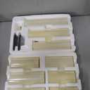 Vinkor Flameless Candles Battery Operated Candles Real Wax Pillar LED Candles with 10-Key Remote and Cycling 24 Hours Timer (Ivory 4" 5" 6" 7" 8" 9")