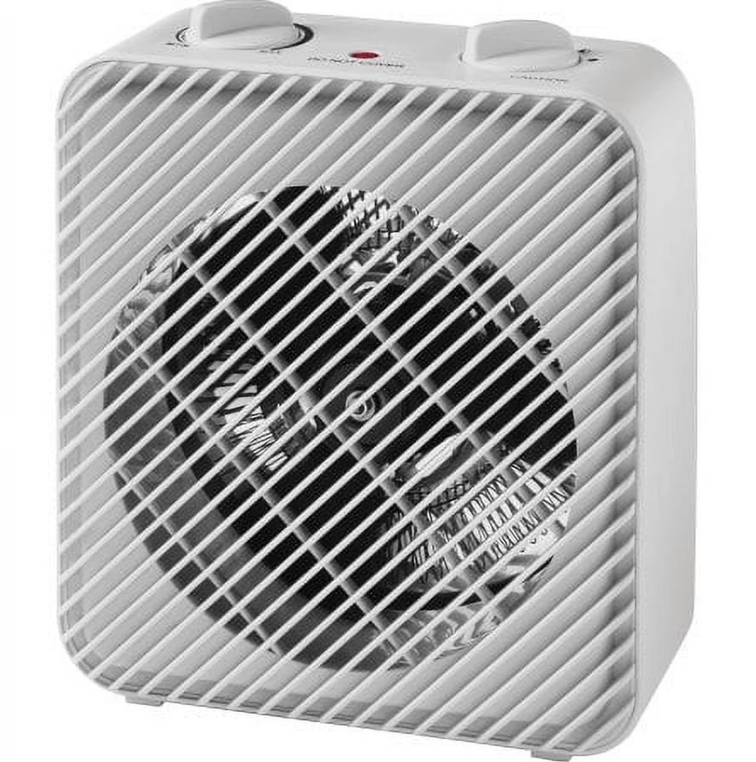 Pelonis 1500W Electric Fan-Forced 3-Speed Space Heater, White, Indoor Use