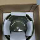 5+6 inch Orchid Pots with Holes, Orchid Pots for Repotting, Healthy Air Circulation Plant Pots for Plant Lovers, Planters for Indoor/Outdoor Plants, Set of 2 (Green)