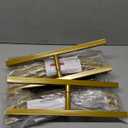 Wokceer Wedding Arch Backdrop Stand 6FT, 5FT, 4FT Set of 3 Gold Metal Arch Stand for Wedding Ceremony Baby Shower Birthday Party Decor