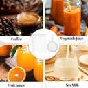 200 Mesh Nut Milk Bag 9 Pack - Reusable Fine Mesh Strainer for Cold Brew Coffee, Juicing, Almond Milk, Herbal Tea - Food Grade BPA-Free Nylon Strainers Fine Meshs Bags