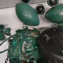 HONGLAND Solar Lights Outdoor Waterproof, Frog Swing Garden Decor, Frog Decorative Stake with Welcome Sign Landscape Patio Yard Gifts for Women Mom (48 inch)