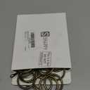 Shappy 20 Packs Metal Drapery Curtain Rings Hanging Rings for Curtains and Rods, Drape Sliding Eyelet Rings 30 mm Internal Diameter(Antique Brass)