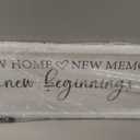 Foutcheou New Home New Memories New Beginnings Wall Decor 32x12 White