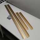 Metal Floating Frame for 20x40 Canvas Oil Paintings, DIY Canvas Floater Frame with 1.5" Deep Abstract Prints Wall Art/Portrait/Landscape Living Room Bedroom Kitchen Decor (Gold)