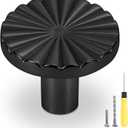 15 Pack Black Cabinet Knobs & Drawer Pulls - Vintage Zinc Alloy Hardware for Kitchen, Closet, Wardrobe, Dresser - Furniture refinishing, Easy Installation