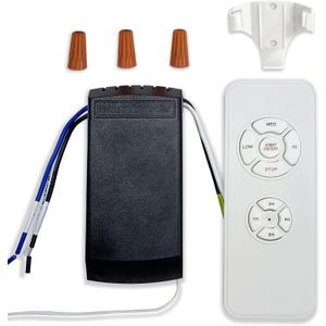 Ceiling Fan Remote Control Kit Universal, 3-in-1Fan Speed, Light, Timer, Timing Wireless Remote Control for Hunter/Harbor Breeze/Westinghouse/Honeywell/Other Ceiling Fan lamp