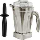 Stainless Steel Container 48oz,Replace for 5000 5200 6300 6500 7500 E310 E320 Pro 200 500 750 vm0101 vm0197, Compatible with C/G-Series Explorian Commercial Ropel Series