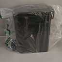 Cesun Small Bathroom Trash Can with Lid Soft Close, Step Pedal, 6 Liter / 1.6 Gallon Stainless Steel Garbage Can with Removable Inner Bucket, Anti-Fingerprint Finish (Matt Black)