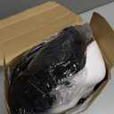 8 Pcs Black Adult Cloak Masks Sets 4 Adult Black Cloaks with Hood Unisex and 4 White Full Face Masks Invisible Cape Robe for Halloween Women Men Cosplay Costume Carnivals Party