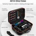 Switch 2 Case Compatible with Nintendo Switch 2, All-in-One Carrying Case with Card Slots & Zipper Pocket, Hard Shell Protective Portable Travel Bag for Switch 2 Console Pro Controller Accessories