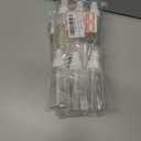 3 x dhrbsx Spray bottles small, 2oz/50ml Clear Empty Fine Mist Plastic Mini Travel Continuous Bottle Set, Small Refillable Liquid Containers 6pack with 2pcs Funnels and 12pcs Labels