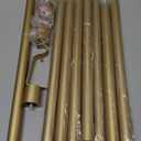 Heavy Duty Curtain Rods for Windows 66 to 120 Inch, 1 Inch Gold Curtain Rod, Adjustable Decorative Long Curtain Rods with Easy Installation and Modern Design (A2,Gold,30"-120") (30"-120", Gold)
