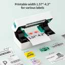 Rongta Thermal Shipping Label Printer, Bluetooth 4x6 Sticker Printer