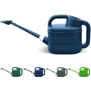 2 Gallon Watering Can for Outdoor Plants, Plant Watering Can with Removable Long Spout and Stainless Steel Sprinkler Head, Large Water Can for Garden Flowers Vegetables
