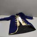 Augwindy Prince Charming Costume Colonial Cosplay Dress Up Pretend Play Halloween Party for Toddlers Kids Boys Aged 3-12 (Tag XS(3-4T), Blue)