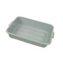 FSE PLBT005G Bus Box, 1-Compartment, 20-1/2" x 15-1/2" x 5" deep, Integrated Handles, Stackable, high-Density polyethylene, Gray, NSF