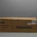 Portable Heater Outdoor Infrared 1500W 8 Heat Levels 8H Timers Carbon Fiber Tube Tip-Over&Overheat Protection IP45 Waterproof Electric Garden Heater, Deep Brown