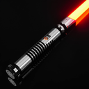 DAMIENSABER Upgrade RGB3.0 Smooth Swing Light Saber, Motion Control Light Saber with Realistic 16 Sound Fonts Infinite Color Changing 16 RGB, Heavy Dueling Metal Light Sabers for Adults, Rechargeable (Black)