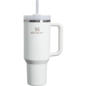 STANLEY Quencher H2.0 Tumbler with Handle and Straw 40 oz | Flowstate 3-Position Lid | Cup Holder Compatible for Travel | Insulated Stainless Steel Cup | BPA-Free | Frost
