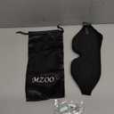 MZOO Luxury Sleep Eye Mask for Side Sleeper Men Women, Zero Eye Pressure 3D Sleeping Mask, Light Blocking Patented Design Night Blindfold, Soft Eye Shade Cover for Travel, Black