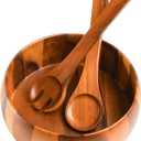Gibson Home Laurel Acacia Wood Salad Bowl Set, 3 - Piece, Acacia Wood