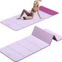 HAHE 7-Fold Design Extra Thick Yoga Mat 72"L x 24"W x 0.47", TPE | Fitness Exercise Mats, Non-Slip Foldable Yoga Mat, High Density, Portable for Men & Women, Yoga, Pilates, Home Gym