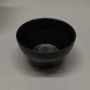 LE TAUCI Small Dessert Bowls Chili Bowls 8 Ounce Bouillon Cups for Dessert Soup Dipping Sauce Coffee Cupping - Set of 6, Maze Black