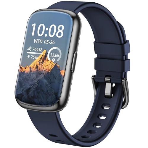 Health Fitness Tracker, Smart Watches for Women Men with 24/7 Heart Rate/Blood Pressure/Blood Oxygen Monitor, Sleep Tracker, Calories & Step Counter, IP68 Waterproof Activity Trackers for Android & iPhone