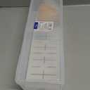 BESPORTBLE Transparent Card Storage Box with Dividers for Trading and Organizer Case with Lid Clear Design for Easy Identification and Travel-friendly Use 2 pack