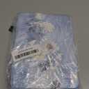 Feams Case for iPad mini 7 A17 Pro 2024/iPad Mini 6 2021, Slim Lightweight Trifold iPad mini 7 A17 Pro Case 8.3 Inch 2024 Clear Back Cover with Pencil Holder & Auto Sleep, Blue Floral